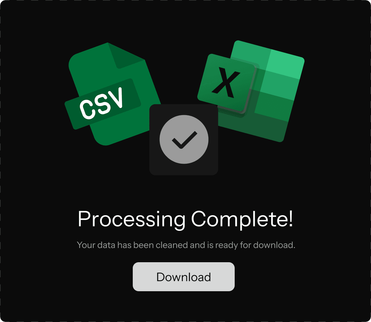 Download results step illustration