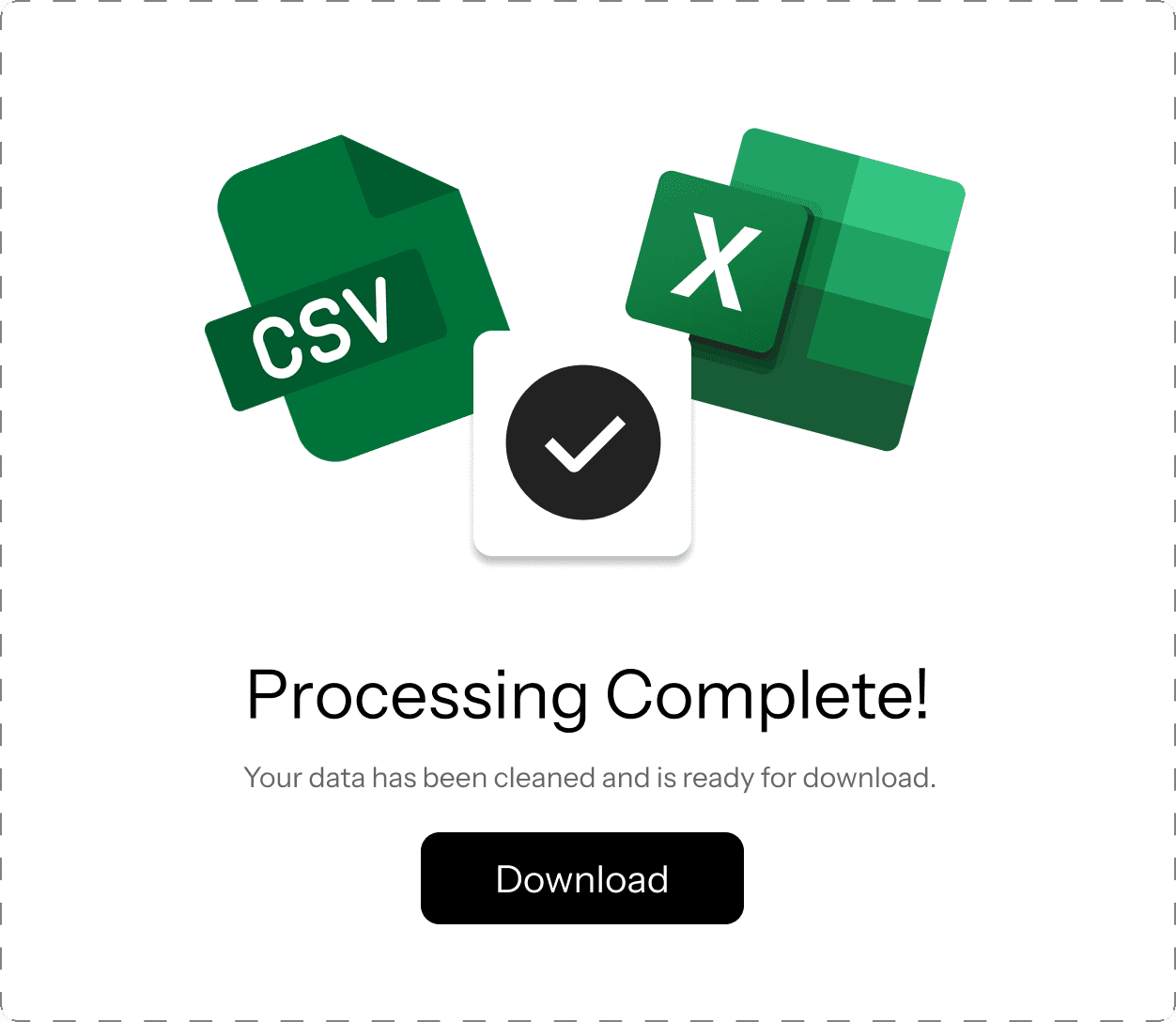 Download results step illustration